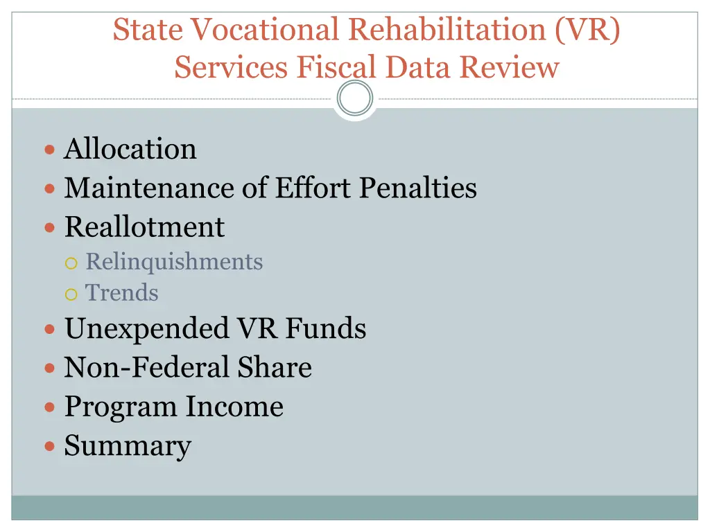 state vocational rehabilitation vr services