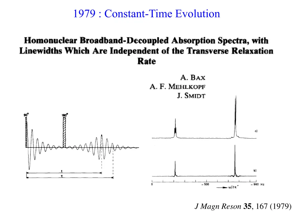 1979 constant time evolution