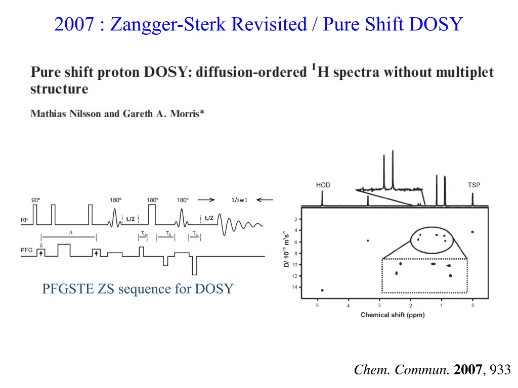 2007 zangger sterk revisited pure shift dosy