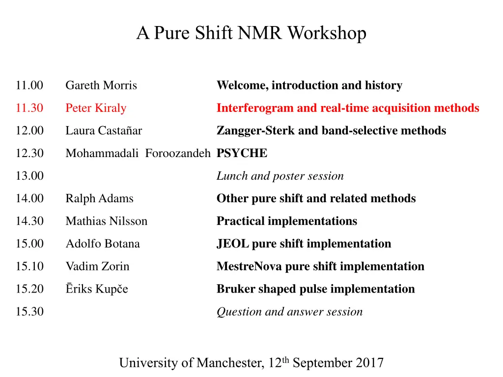 a pure shift nmr workshop 5