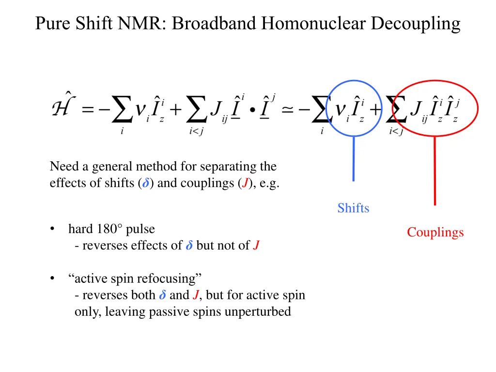 pure shift nmr broadband homonuclear decoupling