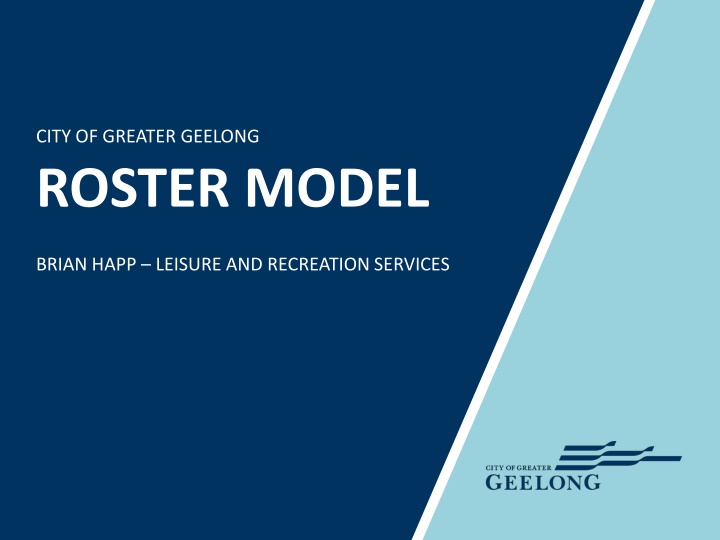 city of greater geelong roster model