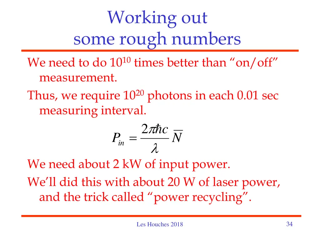 working out some rough numbers we need