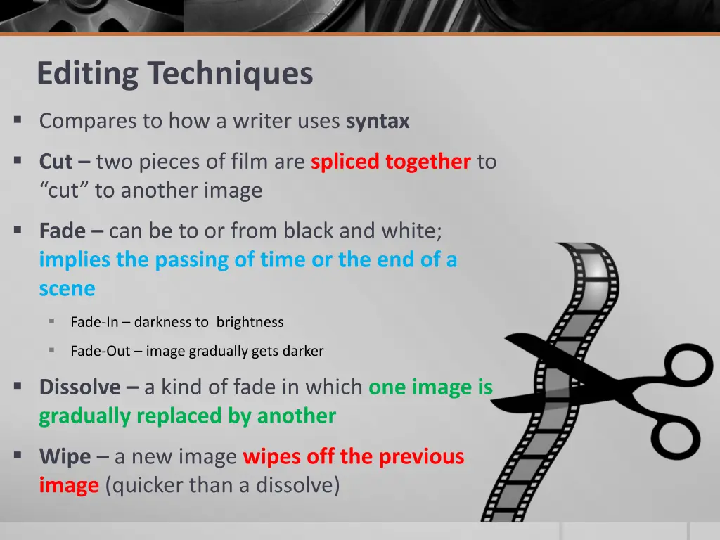 editing techniques