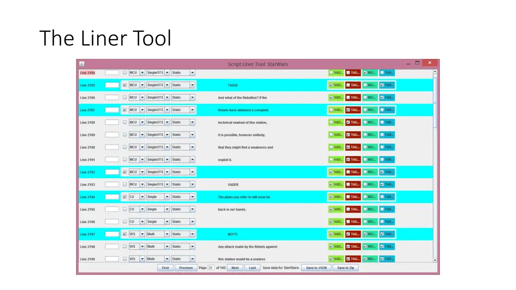 the liner tool 2