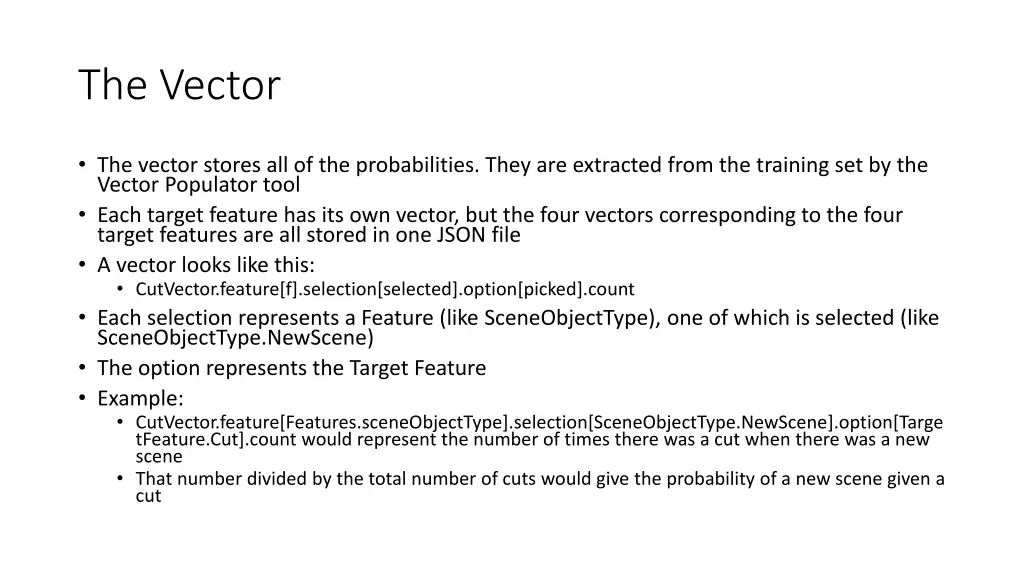 the vector