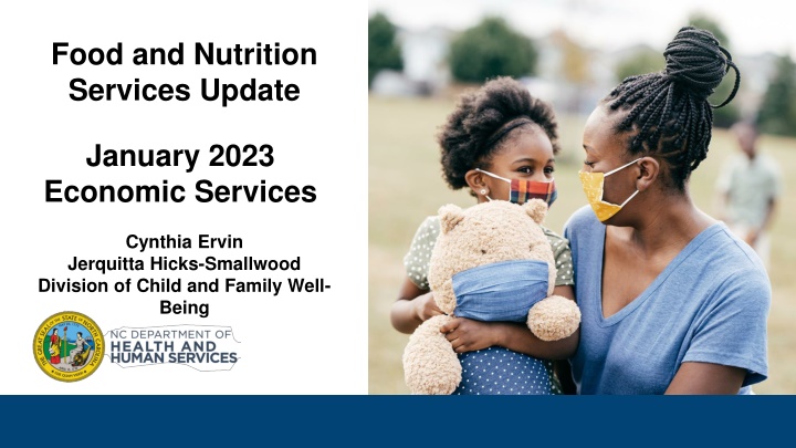 food and nutrition services update