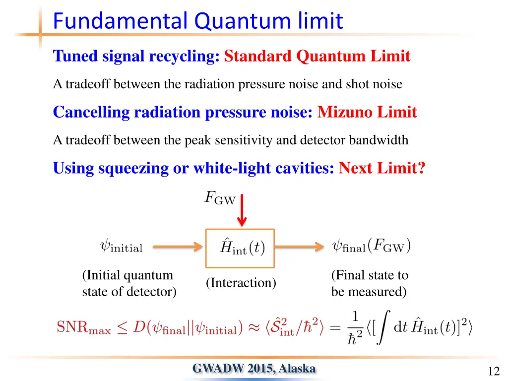 fundamental quantum limit 1