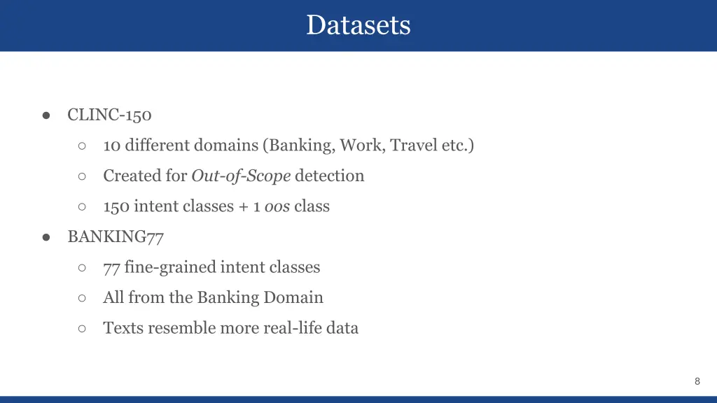 datasets