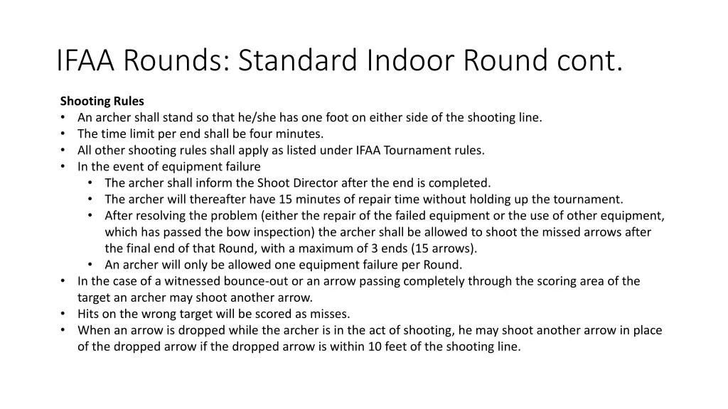 ifaa rounds standard indoor round cont 1