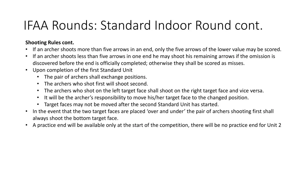 ifaa rounds standard indoor round cont 2