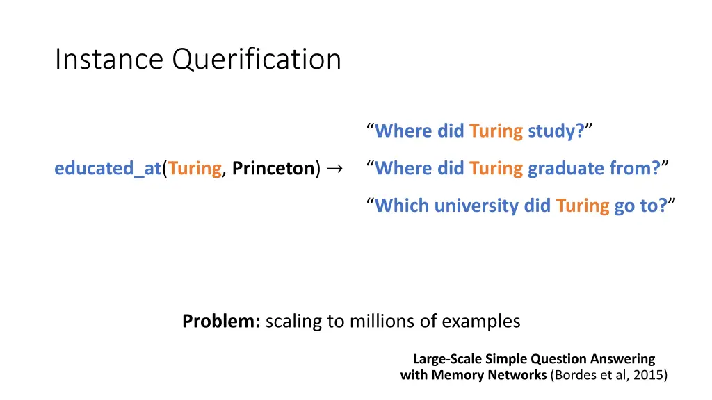 instance querification