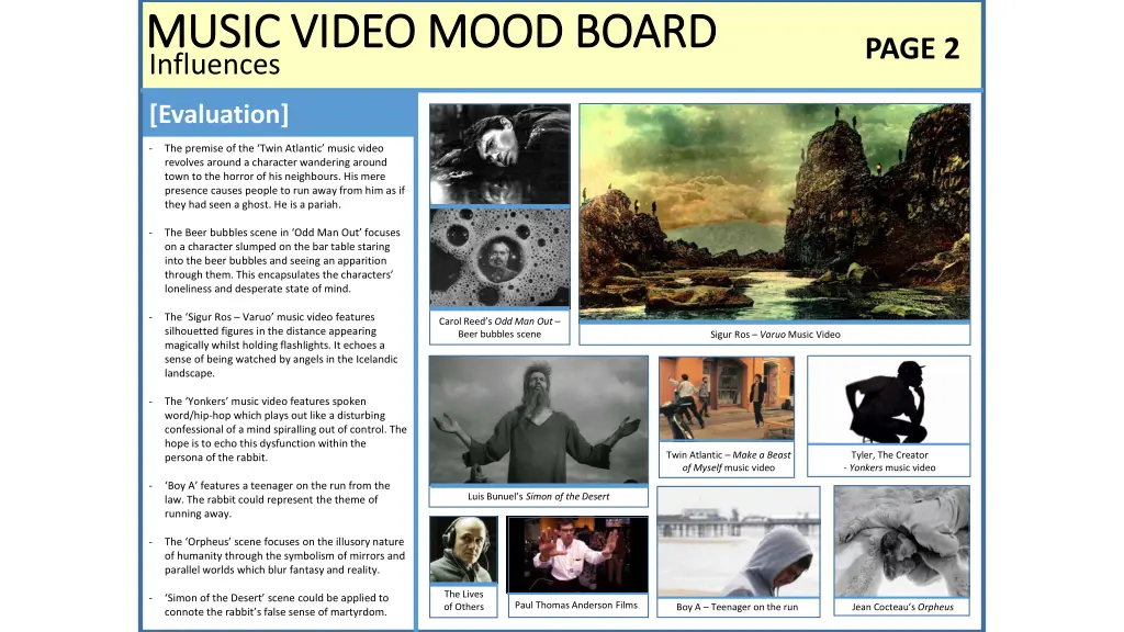 music video mood board music video mood board 1