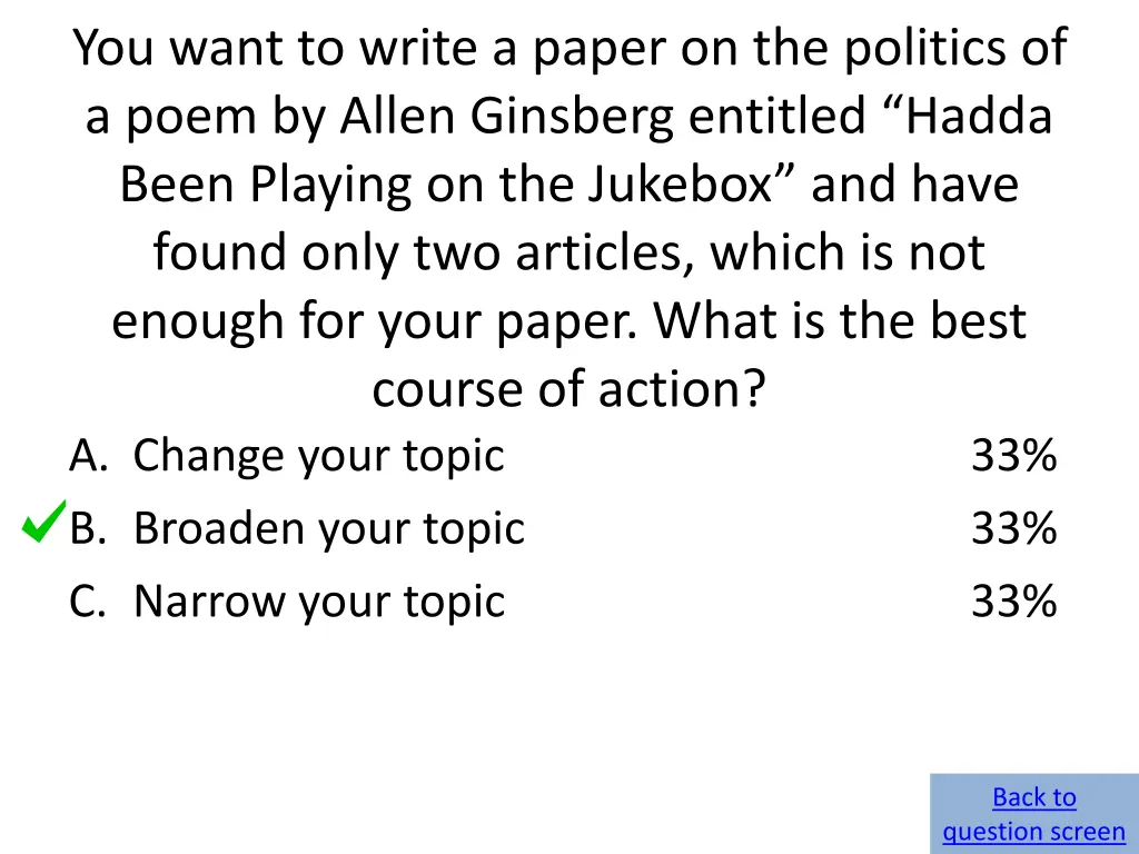 you want to write a paper on the politics