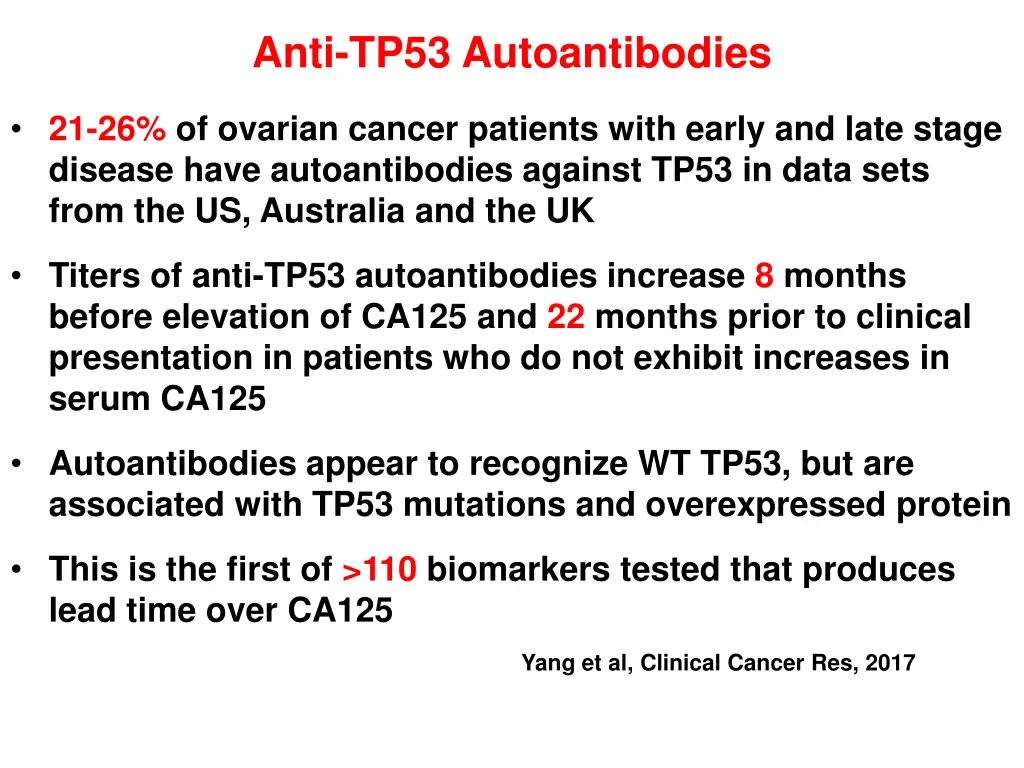 anti tp53 autoantibodies