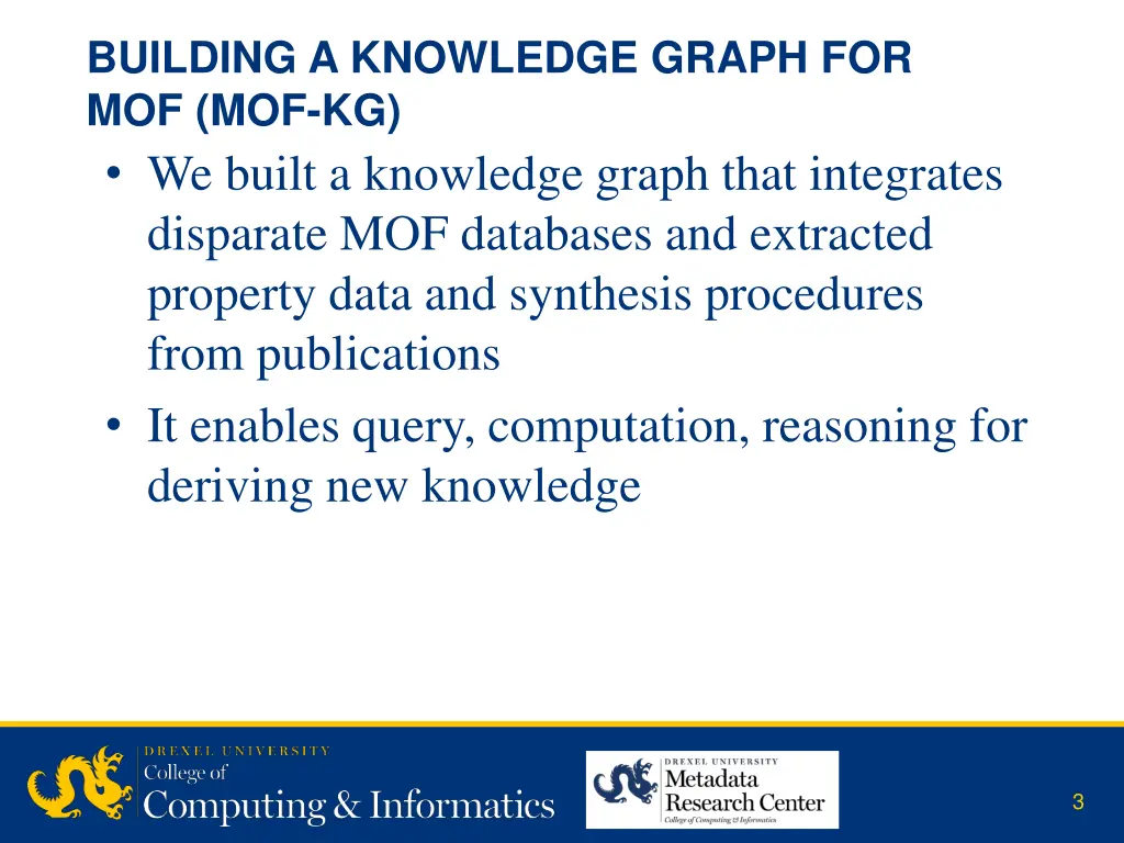 building a knowledge graph