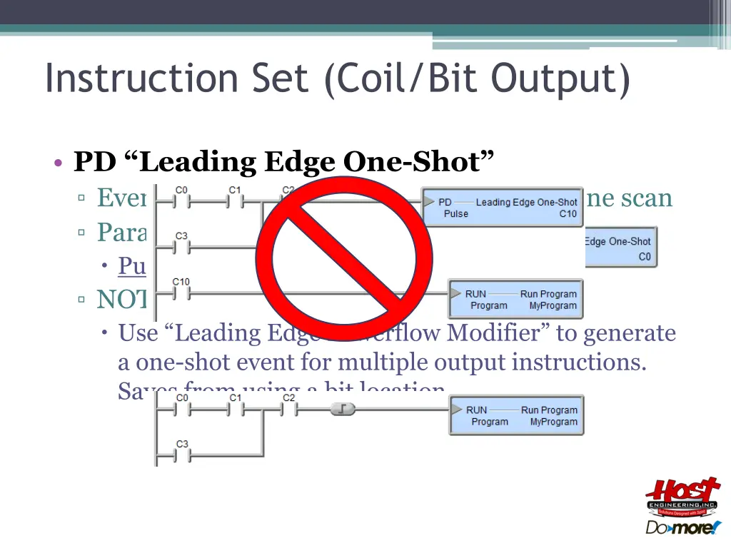 instruction set coil bit output 3