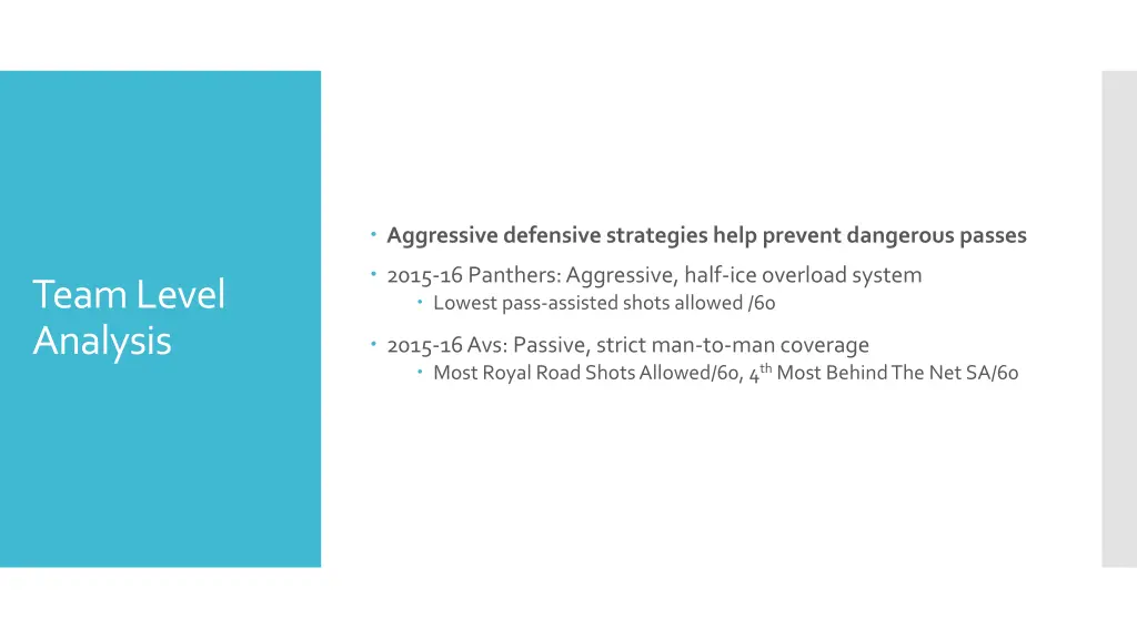 aggressive defensive strategies help prevent