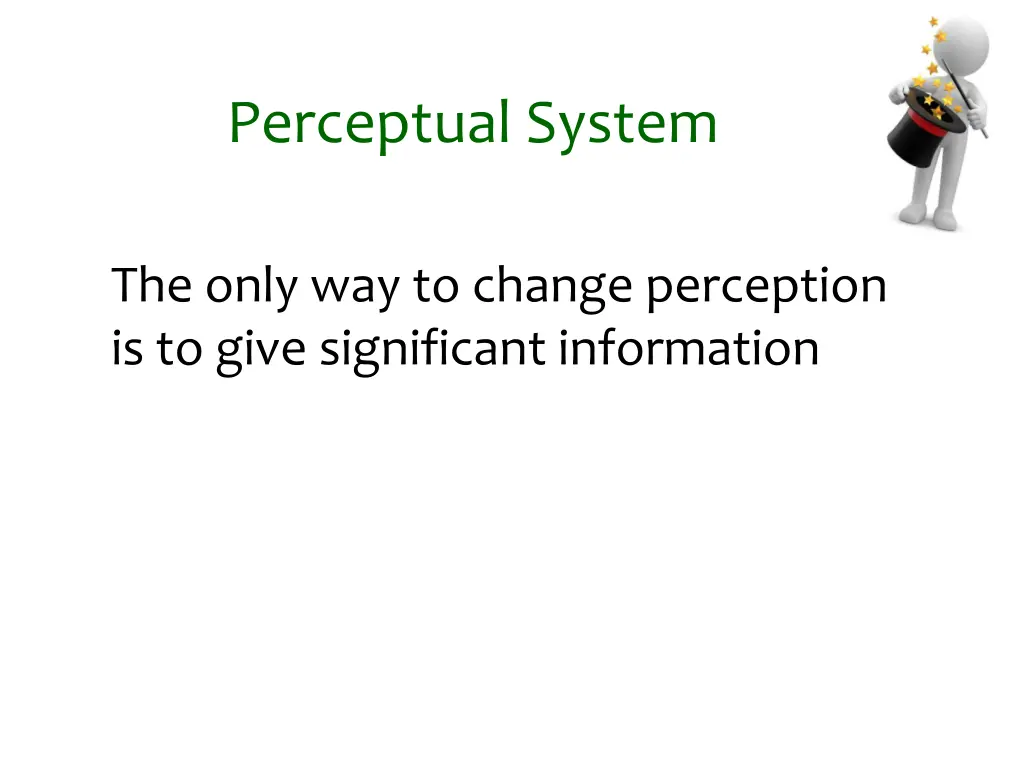 perceptual system