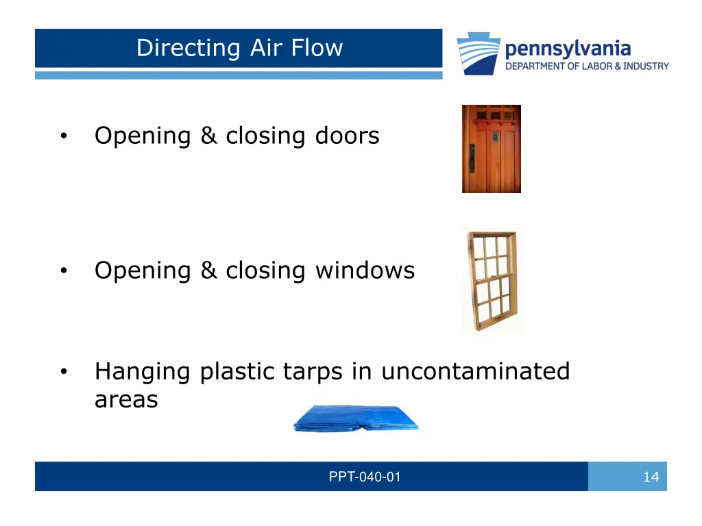 directing air flow