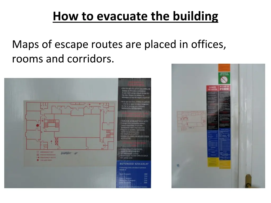 how to evacuate the building 3