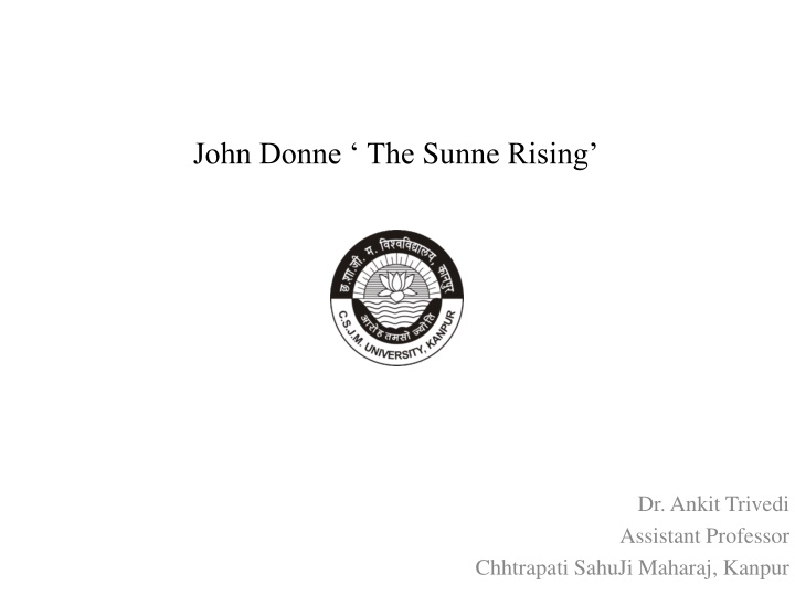 john donne the sunne rising