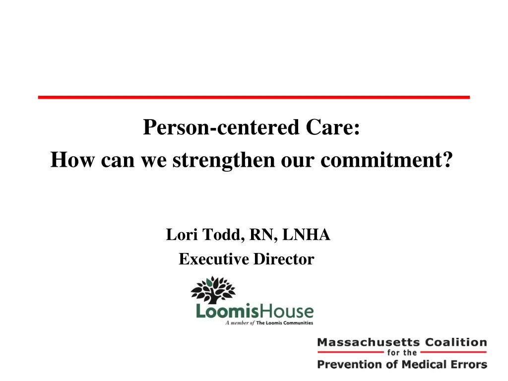 person centered care how can we strengthen