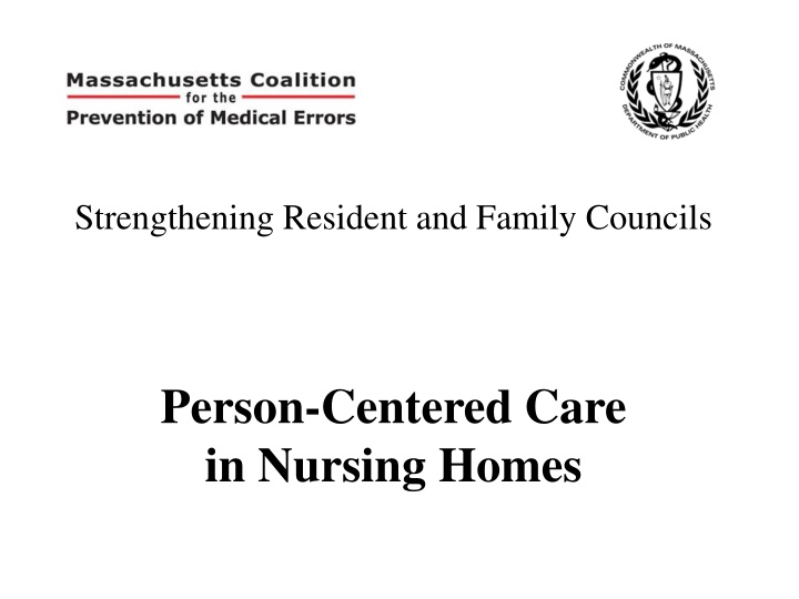 strengthening resident and family councils