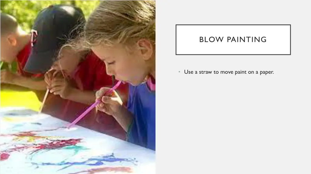 blow painting