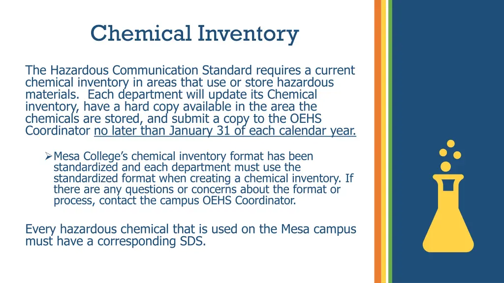 chemical inventory