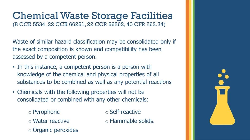 chemical waste storage facilities 8 ccr 5534 1