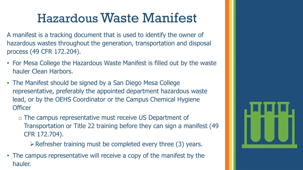 hazardous waste manifest