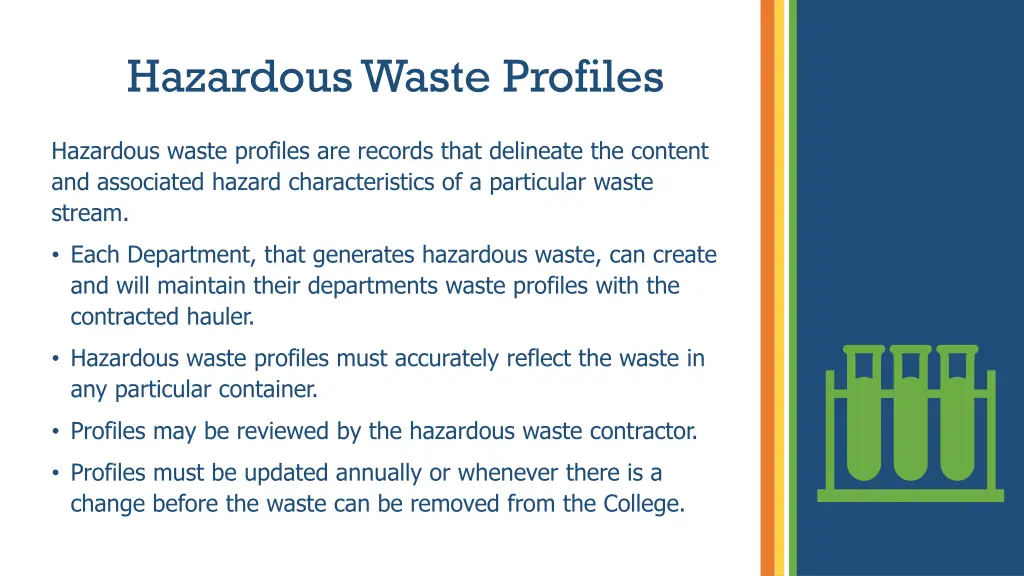 hazardous waste profiles