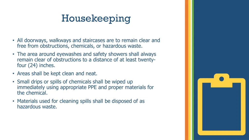 housekeeping