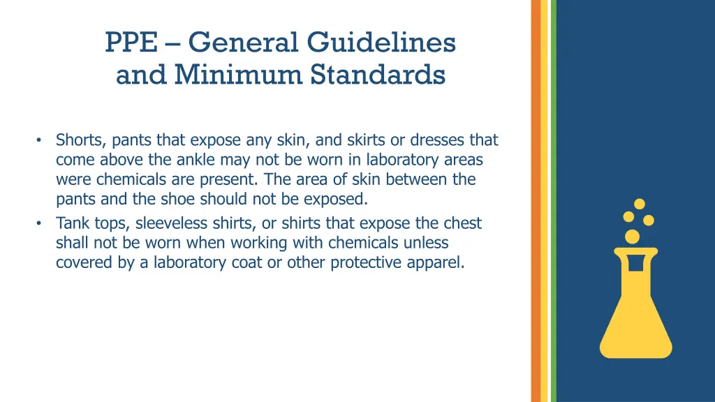 ppe general guidelines and minimum standards