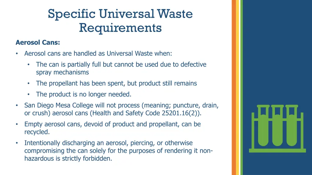 specific universal waste requirements 1