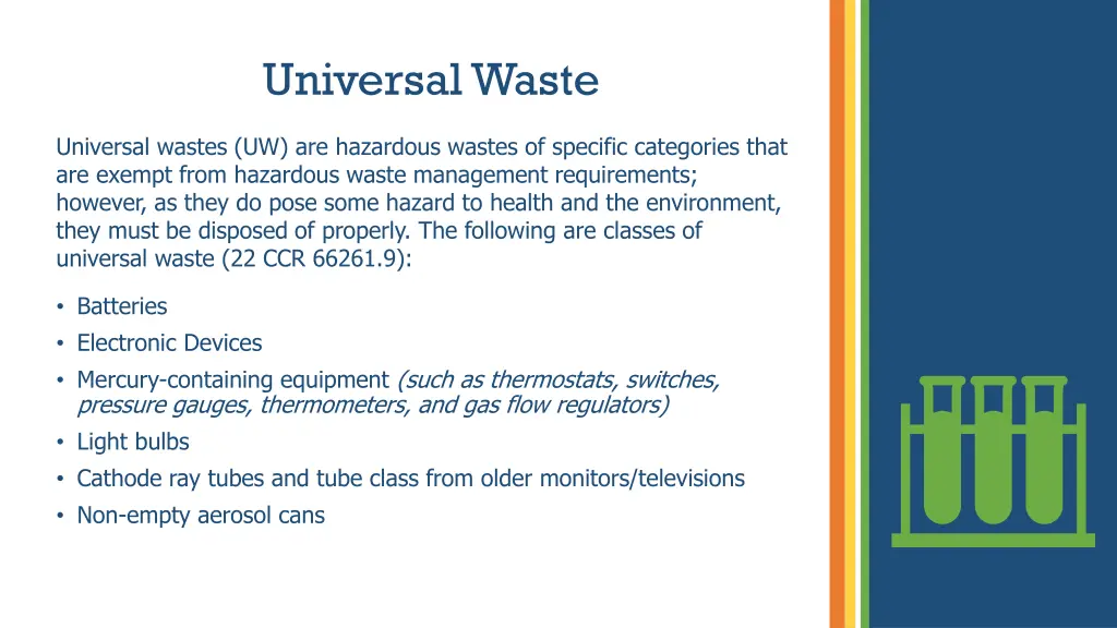 universal waste