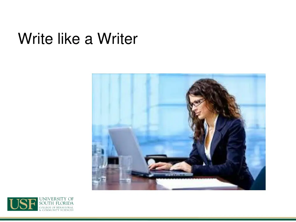 write like a writer