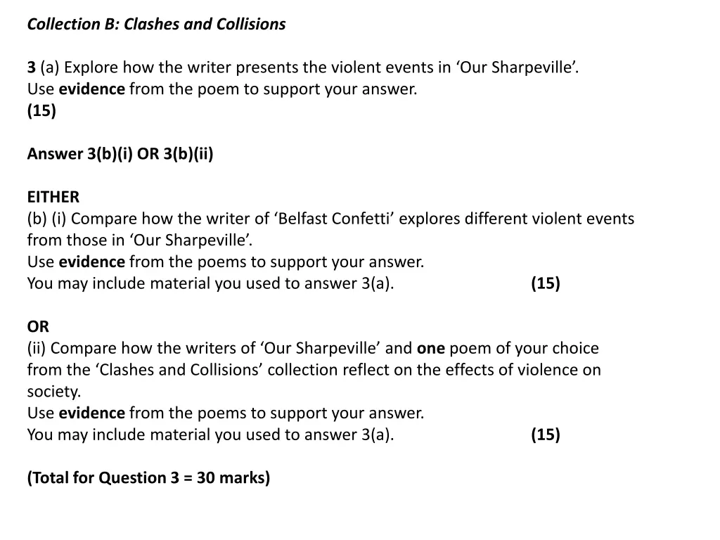 collection b clashes and collisions 1