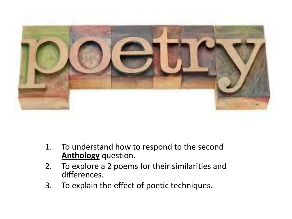 poetry revision 3