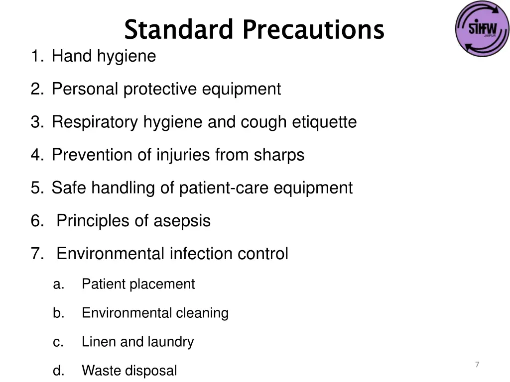 standard precautions 1 hand hygiene