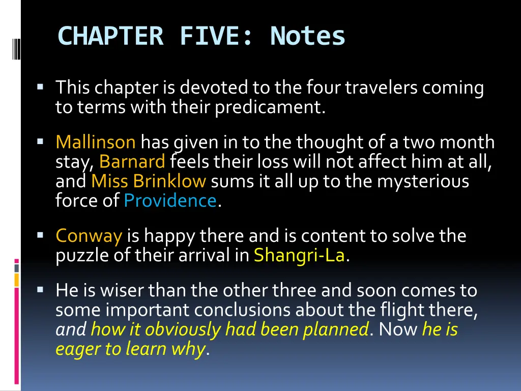 chapter five notes 1