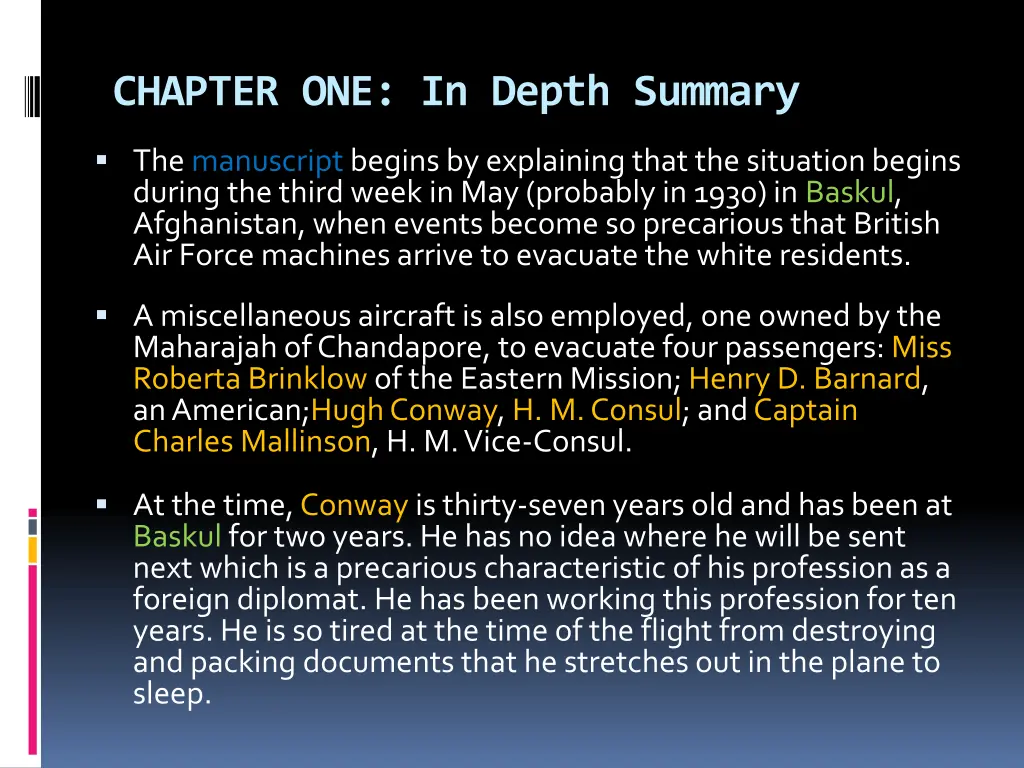 chapter one in depth summary