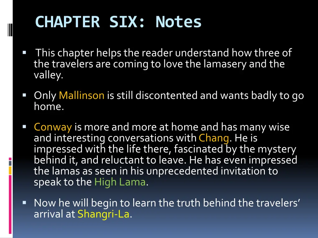 chapter six notes 1