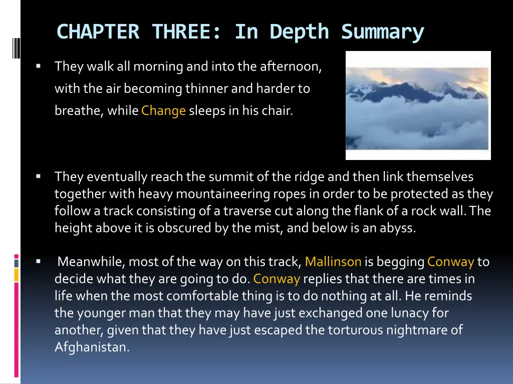 chapter three in depth summary 1