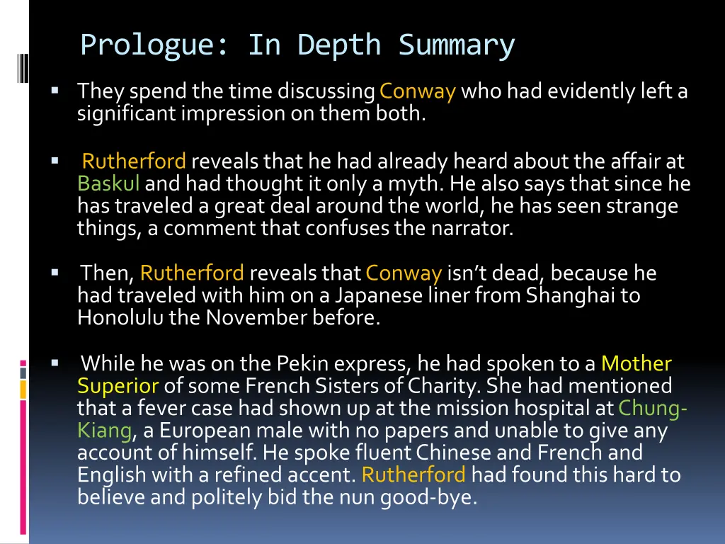 prologue in depth summary 3