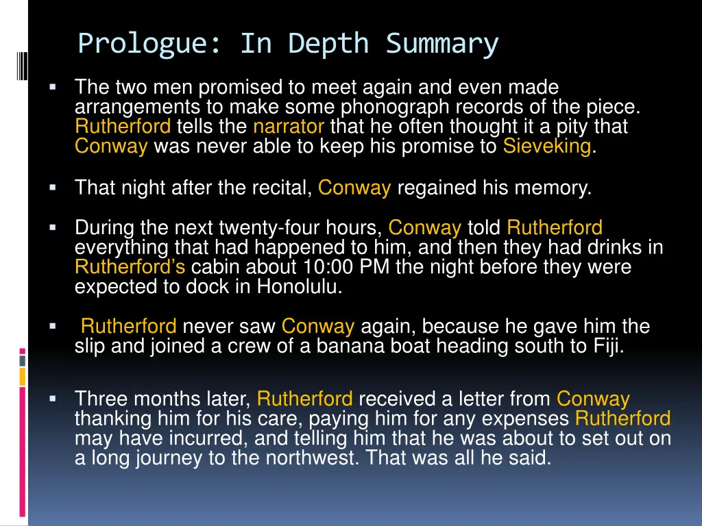 prologue in depth summary 6