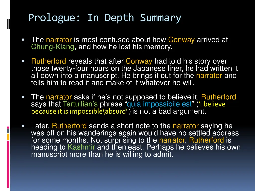 prologue in depth summary 7