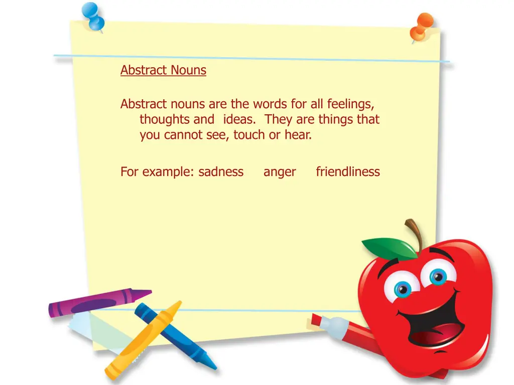 abstract nouns