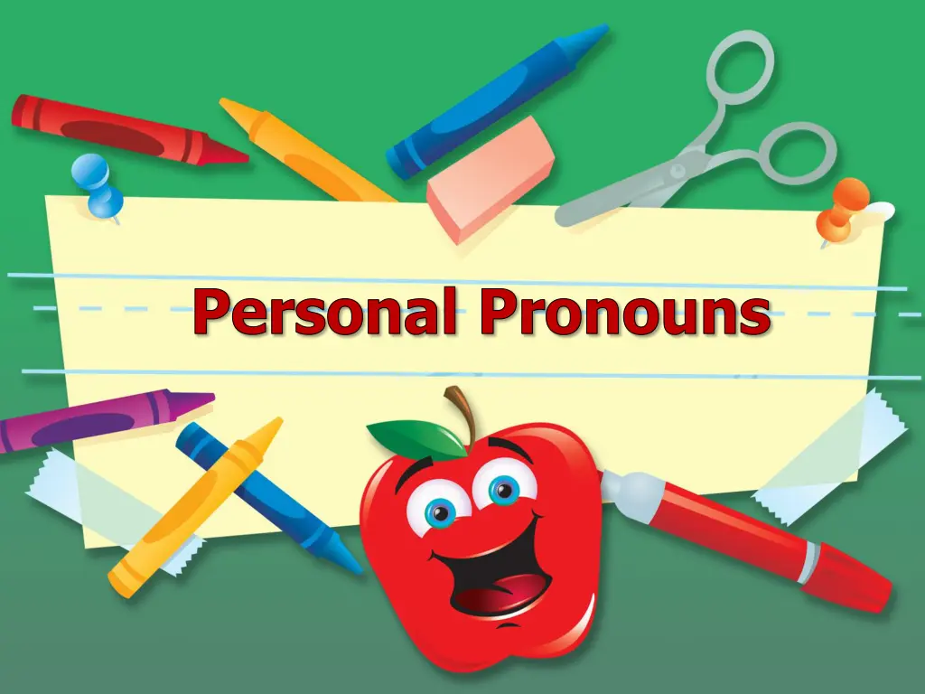 personal pronouns